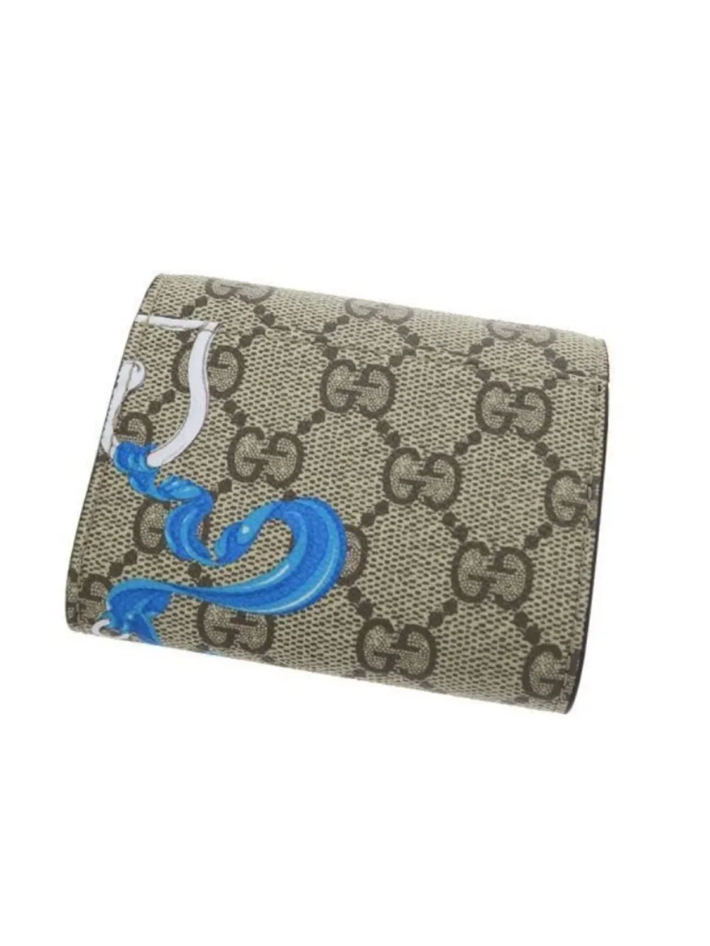 Gucci GG Supreme Compact Wallet